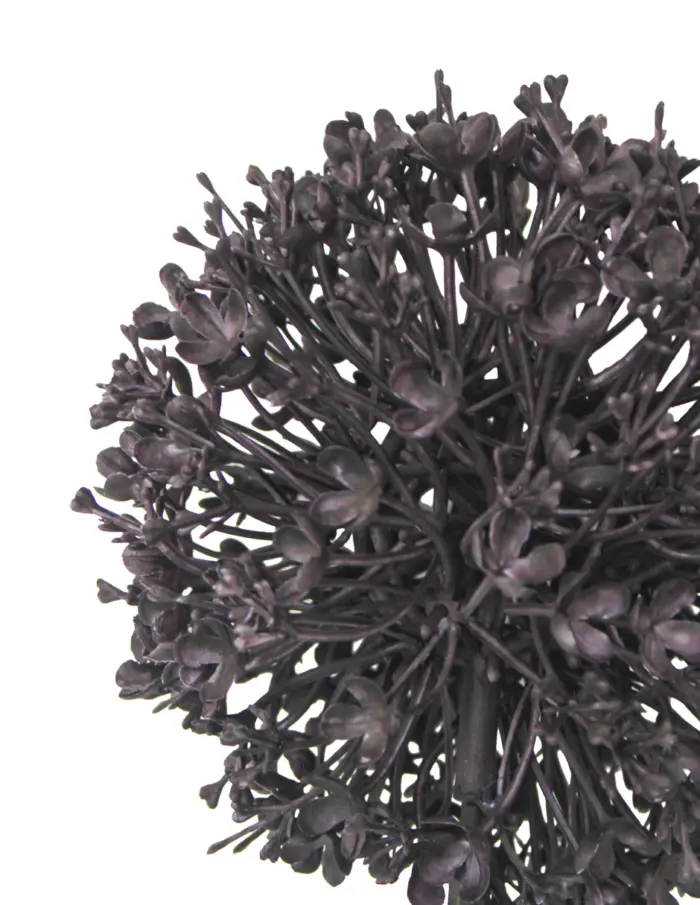 Vara de flor artificial de plástico negro de 12x78x0.1cm - Image 4
