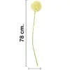 Vara de flor artificial de plástico beige de 12x78x0.1cm - Image 2