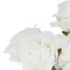 Ramo de rosas artificial blancas de 24x43x0.1cm - Image 4