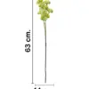 Vara de flor artificial de plastico amarillo de 17x64x0.1cm - Image 2