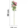 Vara de rosas artificial rosas de 13x64x0.1cm - Image 2