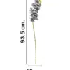 Vara de orquidea artificial jaspeada lila de 16x92x0.1cm - Image 2