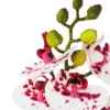 Vara de orquidea artificial blanca con puntos de 10x66x0.1cm - Image 3