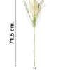 Vara de flor artificial exotica blanca de 20x70x0.1cm - Image 2