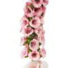 Vara de flor artificial de margarita rosa de 5.5x77.5x0.1cm - Image 3