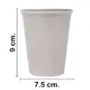 Paquete de 8 vasos desechables rosa de 250ml y 7.5x7.5x13cm - Image 2