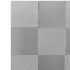 Adhesivo para pared de plástico plateado a cuadros de 30x30x0.1cm - Image 4