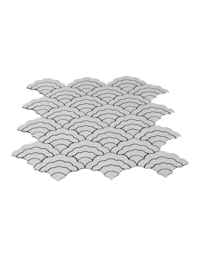 Adhesivo para pared de plastico plateado diseño nubes de 30x30x0.1cm - Image 3