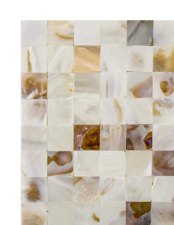 Adhesivo para pared de plastico diseño concha nacarada de 30x30x0.1cm - Image 4