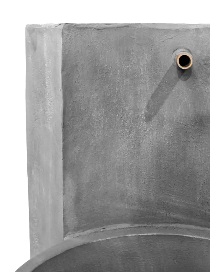 Fuente de poliresina gris de 50.5x50.5x61.5cm - Image 4