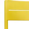 Silla de plástico amarilla de 50.5x56x82cm - Image 4