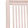 Silla de plástico rosa con cojín diseño tiras de 52.5x64x83.3cm - Image 4