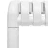 Mesa de plástico blanco diseño tiras de 96x54.8x40cm54.8x96x40cm - Image 3