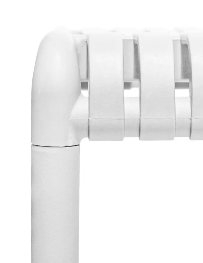 Mesa de plástico blanco diseño tiras de 96x54.8x40cm54.8x96x40cm - Image 3
