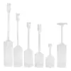 Juego de 6 candelabros transparentes de 6x6x16/28/29/30/35/42cm - Image 2