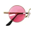 Lentes para sol con cristales redondos rosa con negro de 14x15x4cm - Image 3