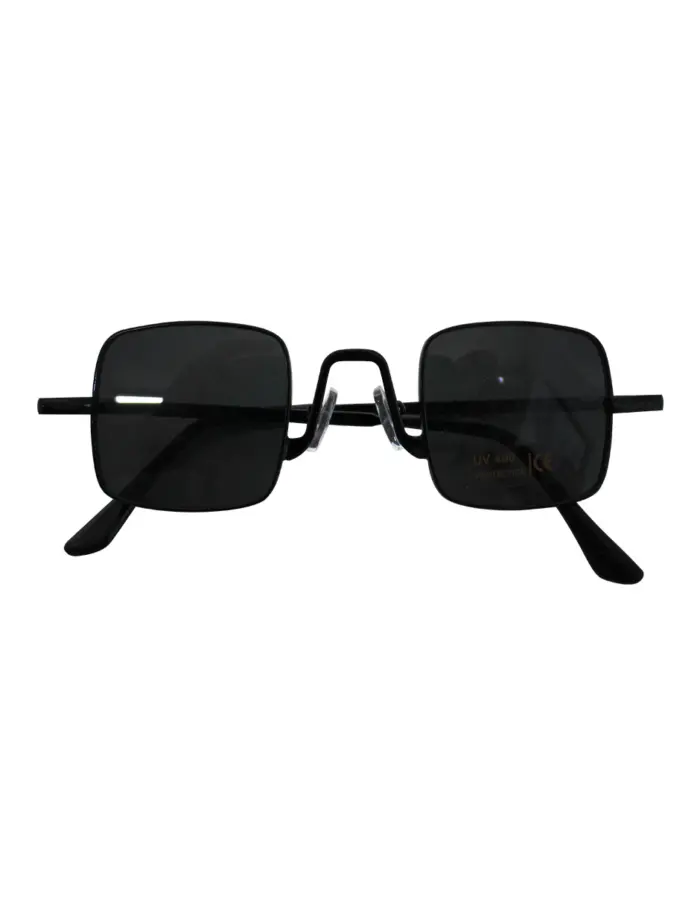 Lentes para sol con cristales cuadrados negro de 14.2x14.5x4cm - Image 2