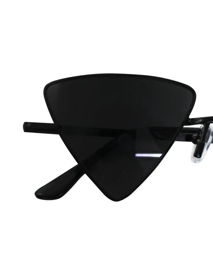 Lentes para sol con cristales triangulares negro con dorado de 14.5x15x4.4cm - Image 3
