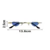 Lentes para sol con cristales diseño corazón azul marino con dorado de 13.5x14.5x2.9cm - Image 4