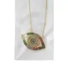 Collar con dije de ojo turco de 4.2x2.5x50cm - Image 2