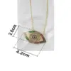 Collar con dije de ojo turco de 4.2x2.5x50cm - Image 3