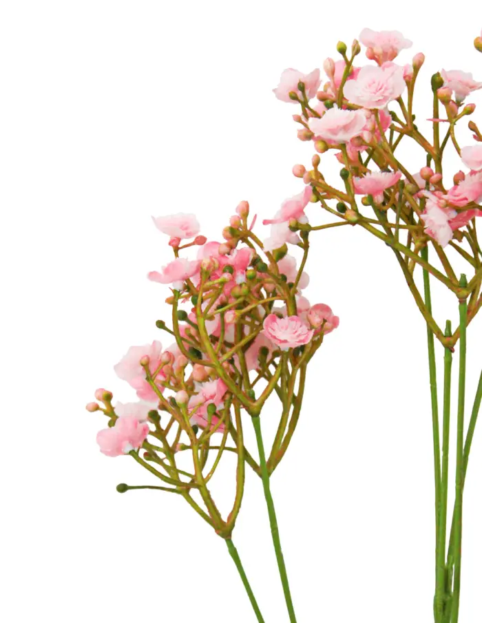 Vara de flores de plastico rosa claro de 15x20x70cm - Image 2