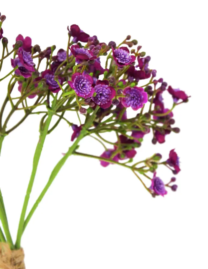 Ramo de flores de plastico purpura de 16x16x29cm - Image 2