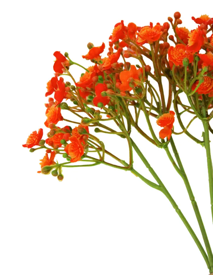 Ramo de flores de plastico naranja de 16x16x29cm - Image 2