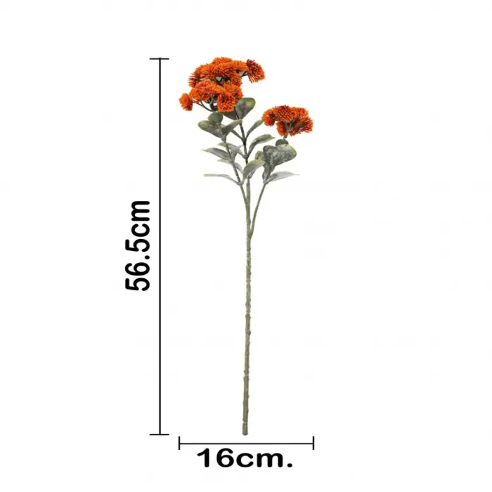 Vara de sedum naranja de 56cm - Image 3