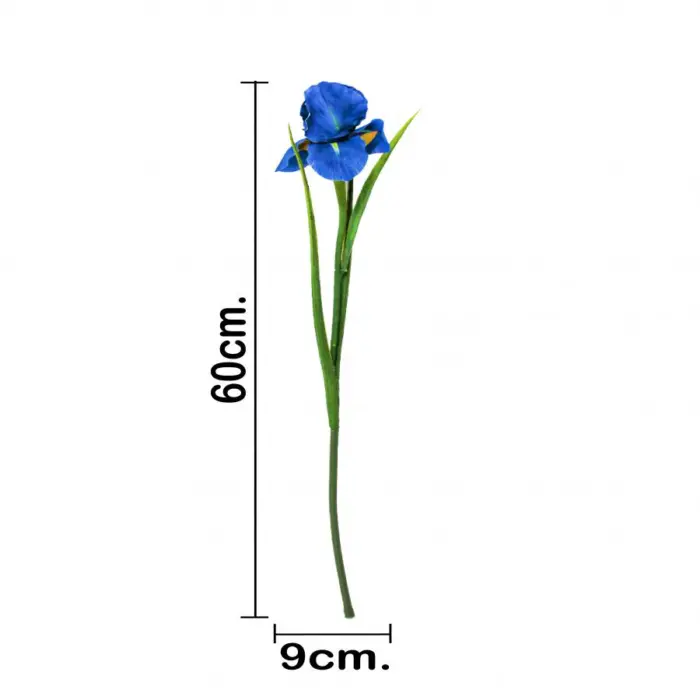 Vara de flor de iris azul de 12x15x60cm - Image 3