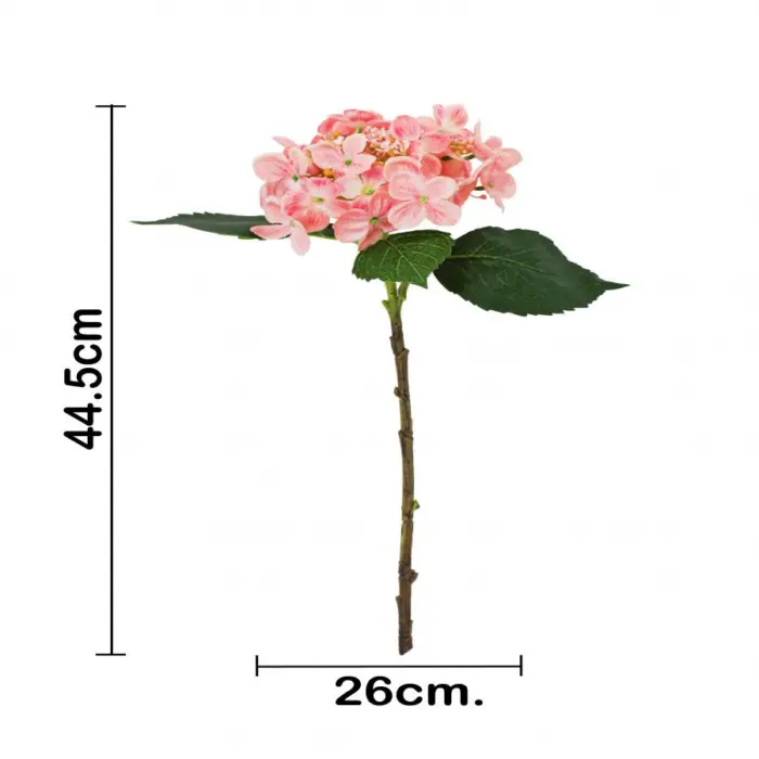 Vara de hortensia durazno de 44 cm - Image 3
