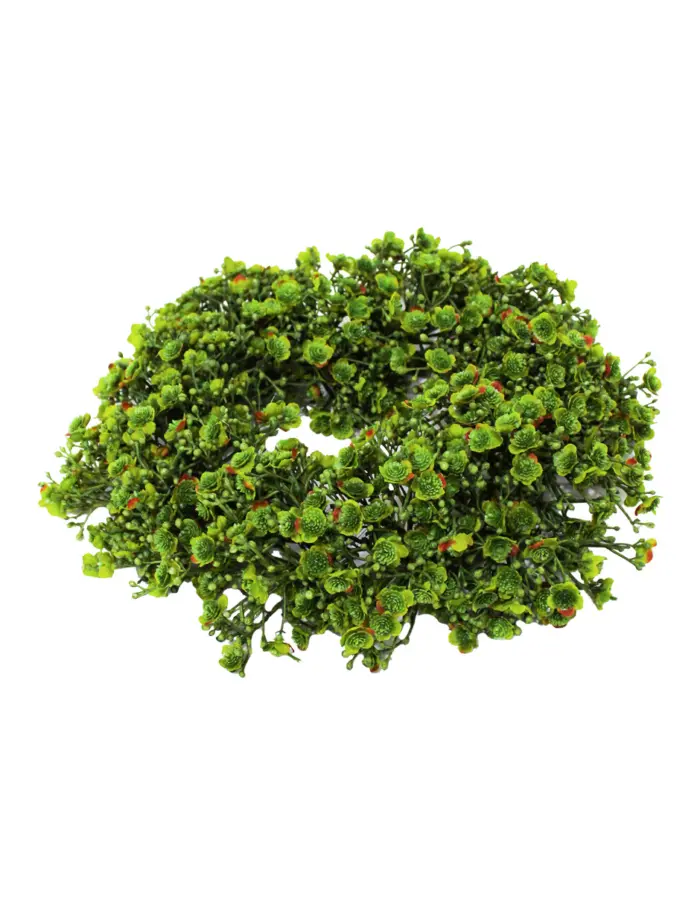 Corona de flores verde de 30 cm - Image 2