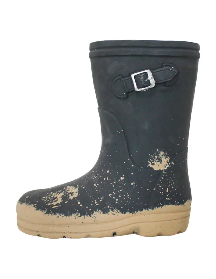 Maceta de cemento diseño bota verde de 29.5x14.5x30cm - Image 2