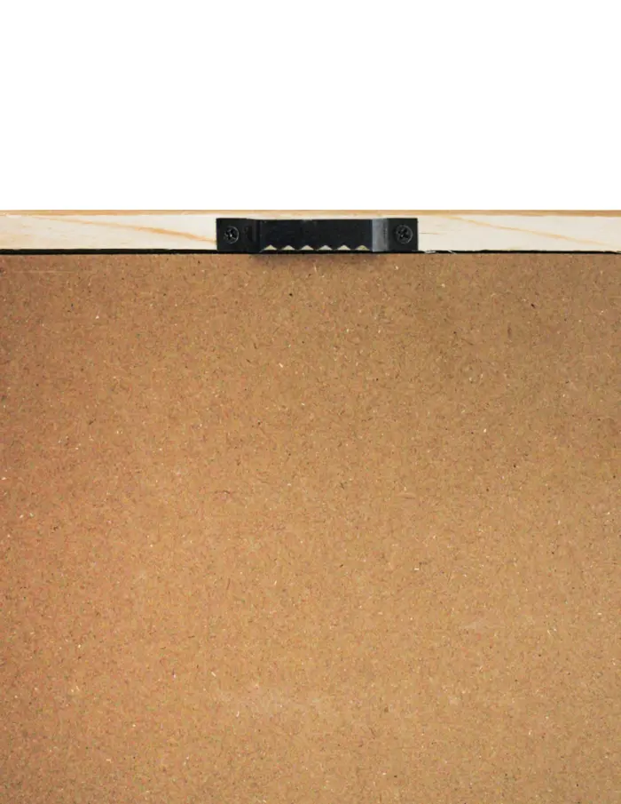 Cuadro de hilo café diseño palitos de 30x60x3cm - Image 3