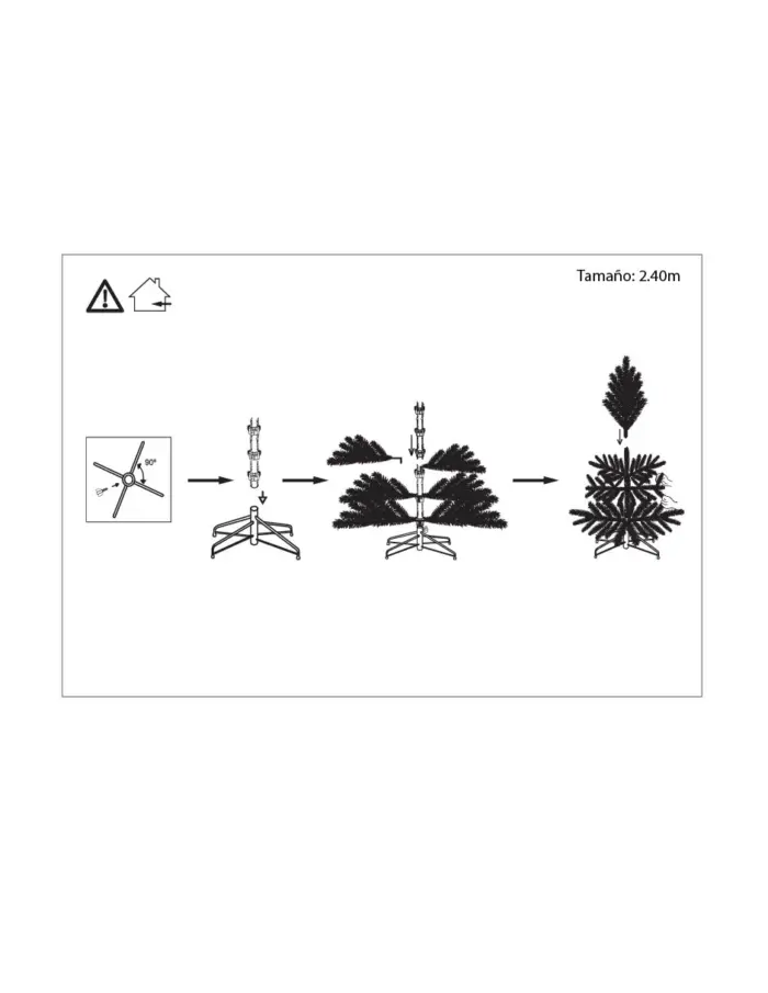 Árbol de Navidad de 2.40mts - Image 4