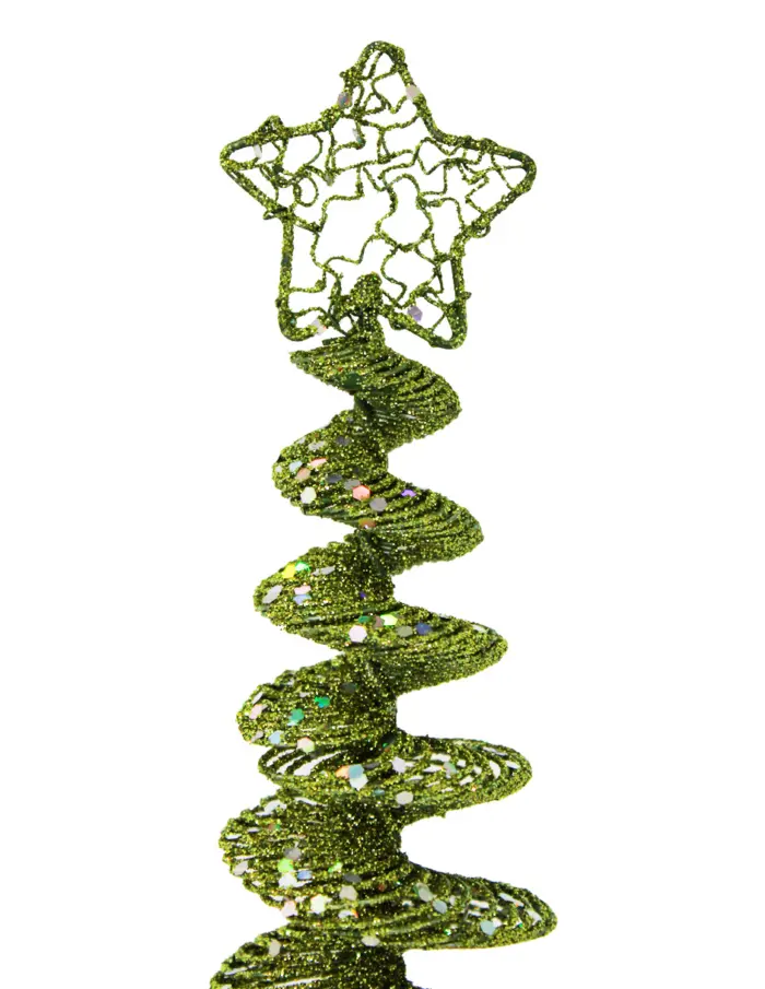 Mini árbol espiral verde diamantado - Image 2