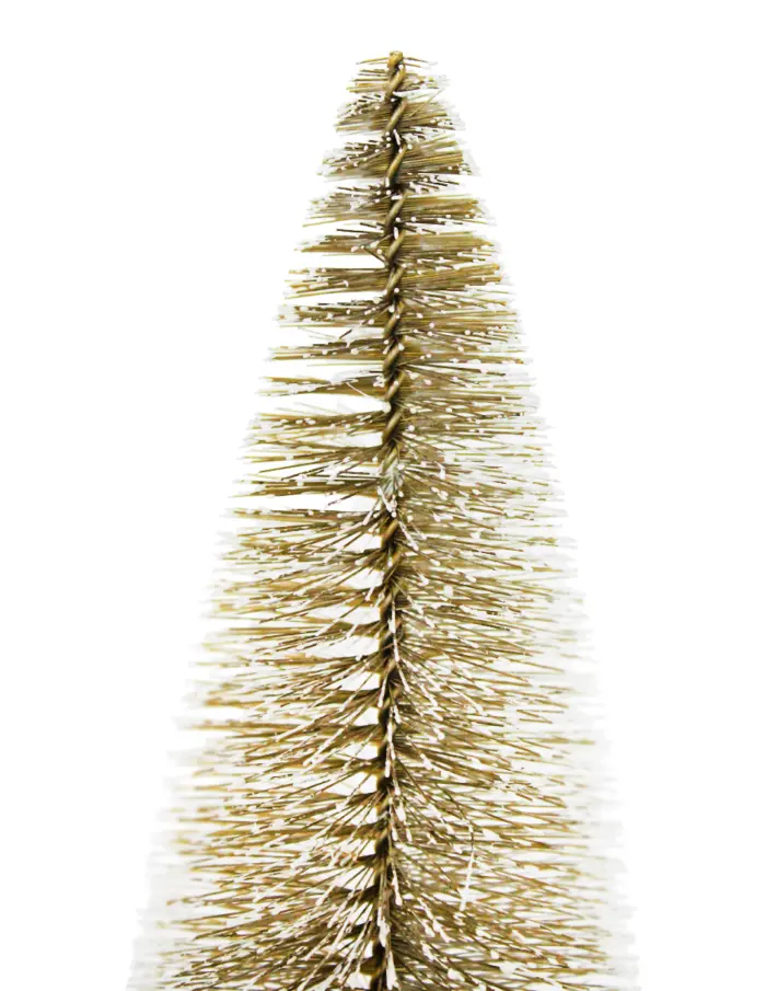 Mini árbol escobillón dorado - Image 2