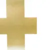 Número 4 decorativo de acero dorado de 25cm - Image 2