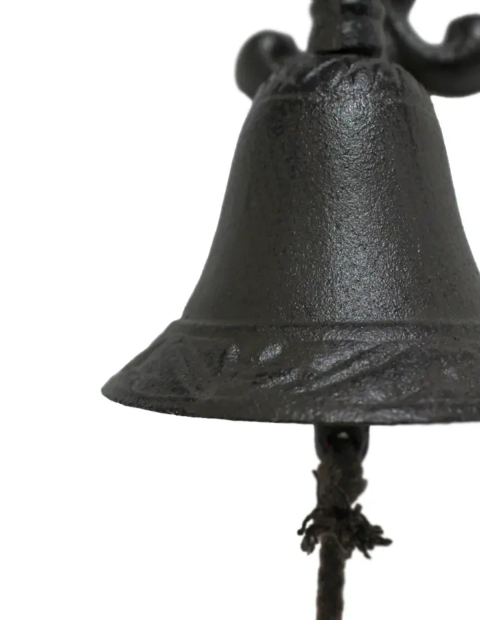 Campana de hierro con punta de lanza de 21x11.1x12cm - Image 3