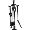 Juego de accesorios para chimenea de acero de 20x17.5x60.8cm - Image 2
