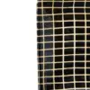 Plato de porcelana rectangular negro con líneas amarillas de 21x12.7x2cm - Image 2