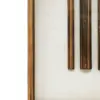 Cuadros de hilo beige con líneas cafés de 60x60x3cm - Image 2