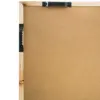 Cuadros de hilo beige con líneas cafés de 60x60x3cm - Image 3