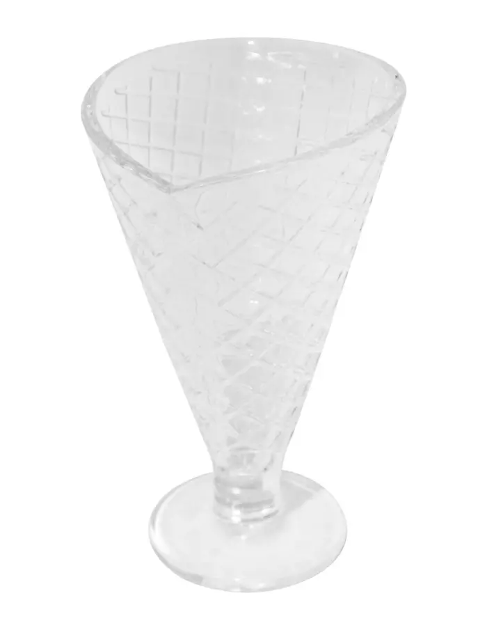 Set de 2 copas de vidrio tipo cono de 220 ml - Image 2
