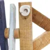 Pez de madera en base de 35x6.5x24cm - Image 3