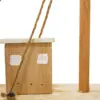 Barco de madera natural de 50x11x46cm - Image 2