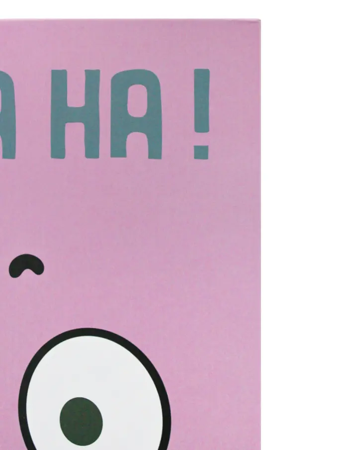 Guarda libro rosa con texto Ha Ha Ha! - Image 4
