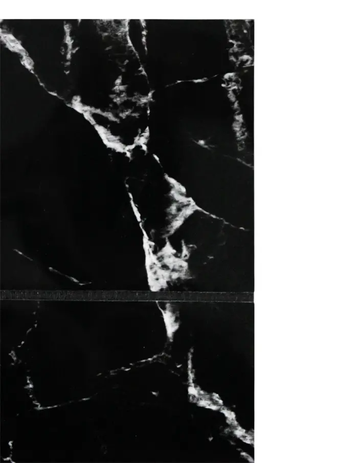 Adhesivo de plástico negro con blanco de 30x30cm30x30x0.3cm - Image 2