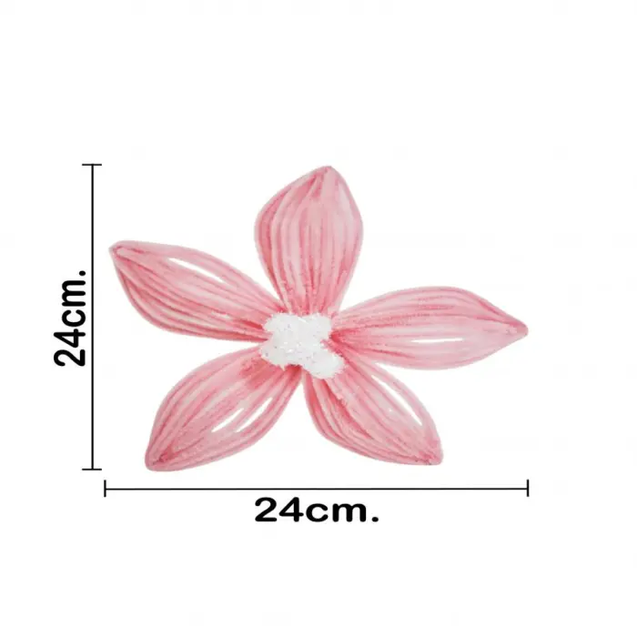 Flor de chenil rosa con bolitas de 20x20x0.1cm - Image 3