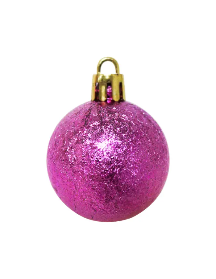 Display de 24 Esferas Fucsia Brillante y Mate - Image 2